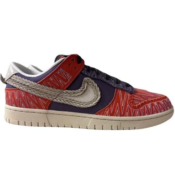 Nike ID Other - Nike By You Dunk Low White Red Multicolor | DJ3210-991 Men's Size 12